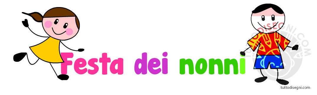 Disegni Festa dei nonni da colorare