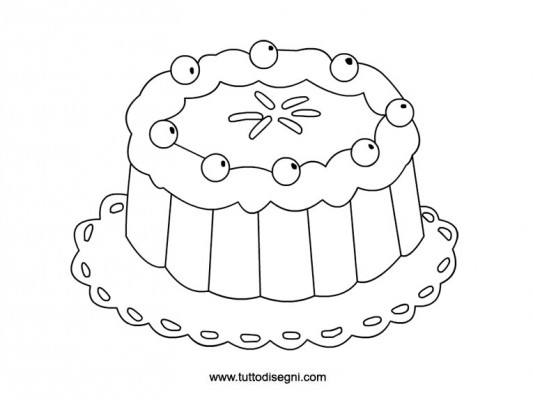 disegno torta