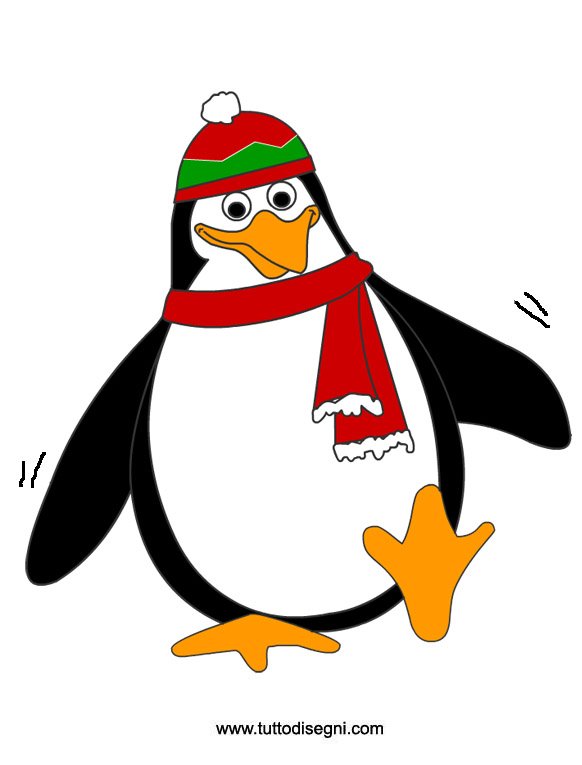 pinguino sciarpa cappello1
