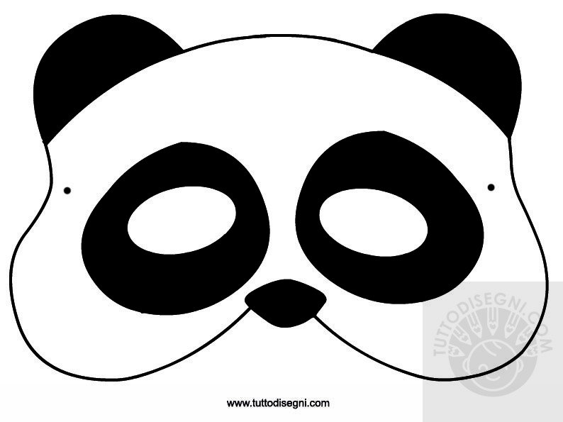 maschera-panda