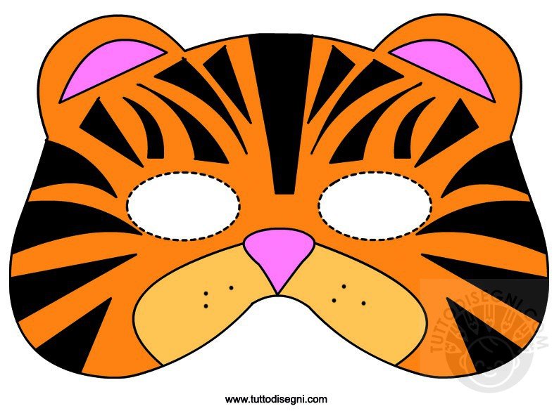 maschera tigre