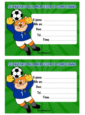 12 Biglietti D'Invito Per Compleanno 9 Anni: Tema Calcio, Fabbricati In Germania, 10,5x14,8 Cm, Cartoncino 300g Con Vernice UV, Retro Precompilabile
