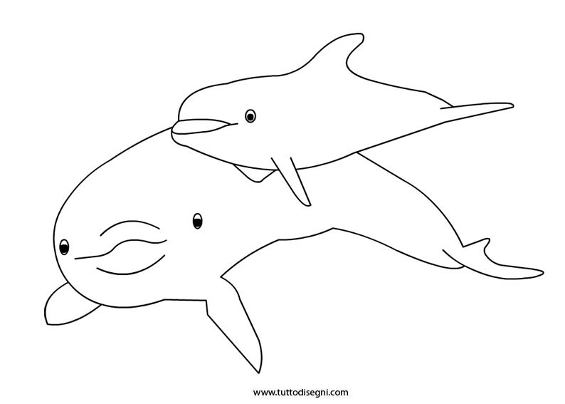 delfini-da-colorare