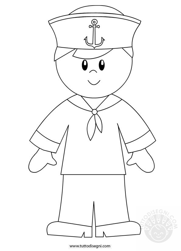 Marinaio Da Colorare TuttoDisegni
