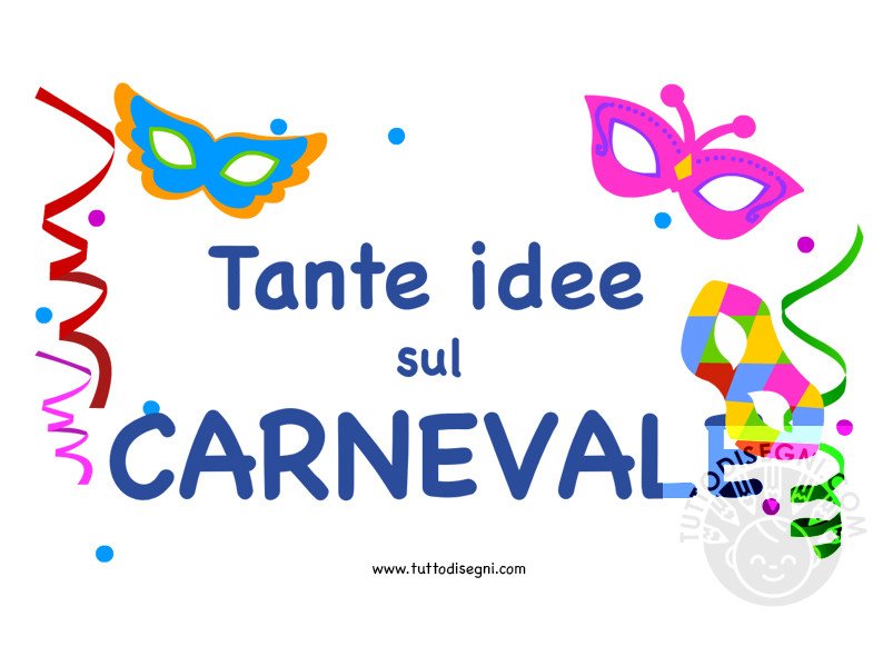 Speciale TuttoDisegni Carnevale