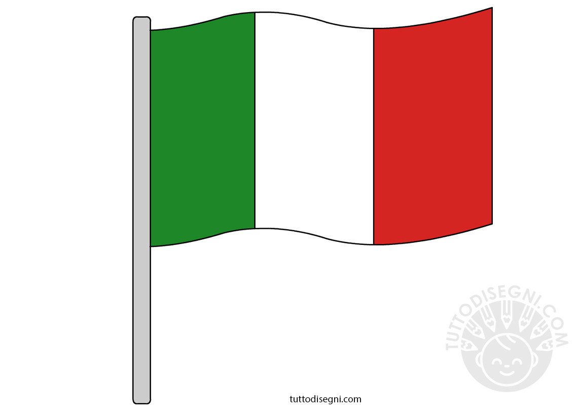 bandiera tricolore clipart