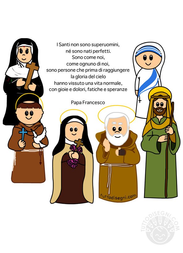 Frase di Papa Francesco sui Santi